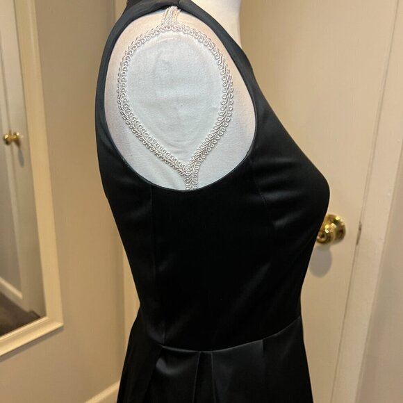 Taylor Black Fit and Flare Cocktail Dress with Sequined Bottom, Size 2 - Picture 8 of 15